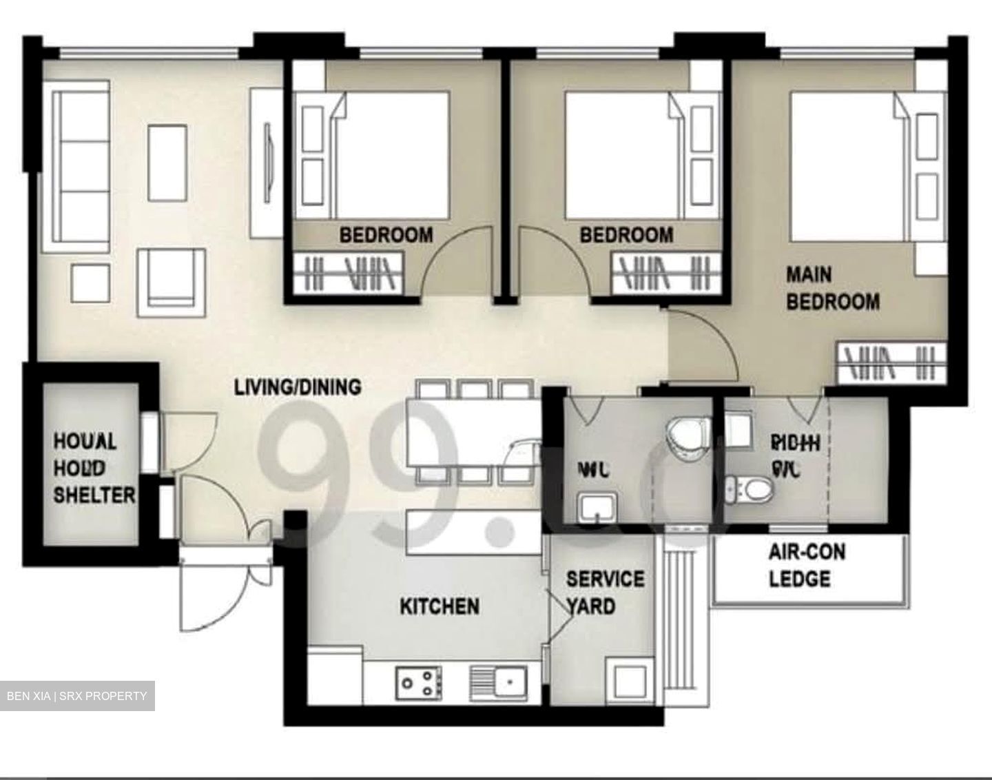 Blk 99B Macpherson Weave (Geylang), HDB 4 Rooms #563309831